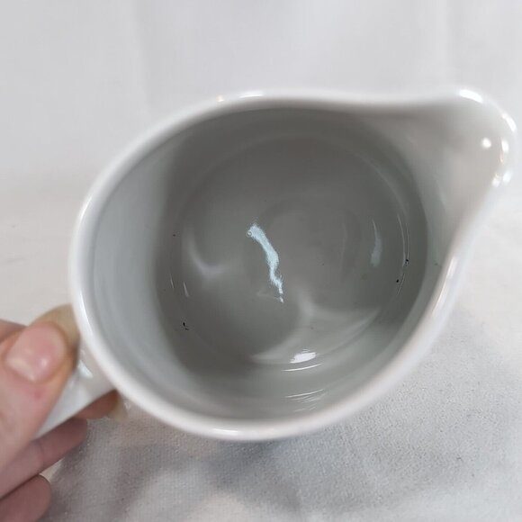 Arabia Made in Finland Butterfly Pitcher Creamer Jug Sport Blue White MCM READ - Picture 7 of 11